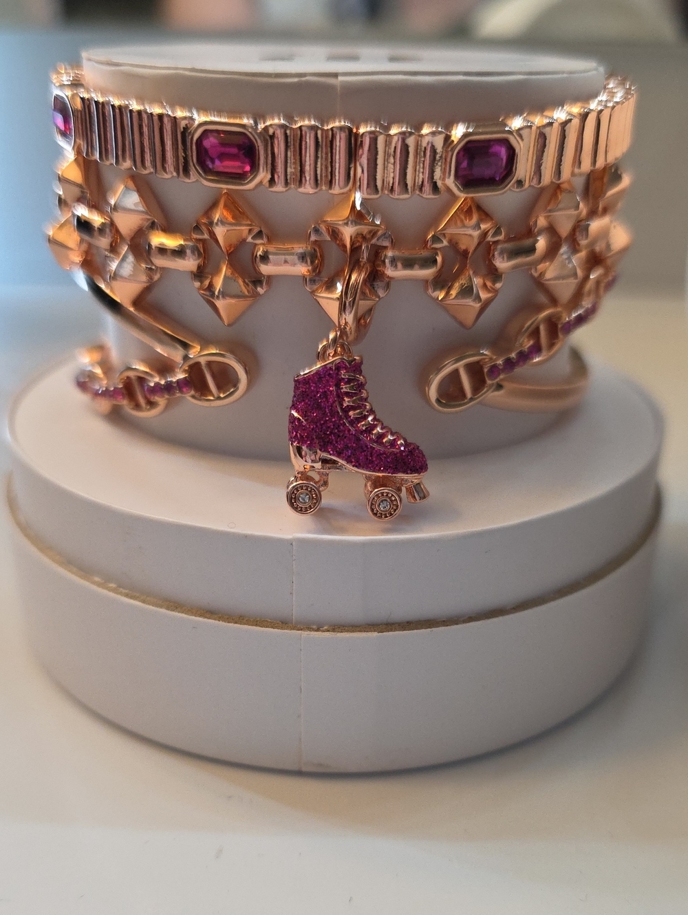Bomb Party Stack Glam On Wheels Rose Gold Plating